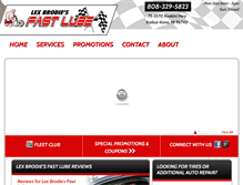 Tablet Screenshot of lexbrodiesfastlube.com
